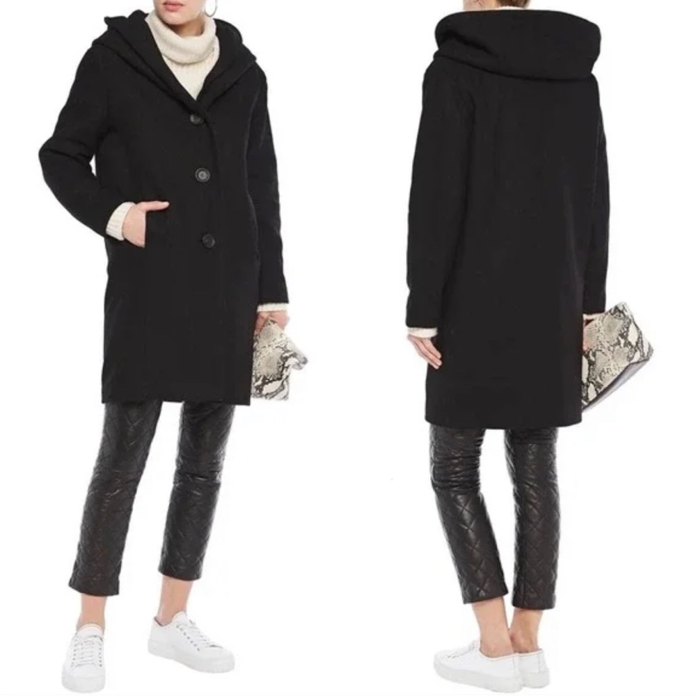 DKNY shawl style wool coat NWT small - Picture 1 of 8